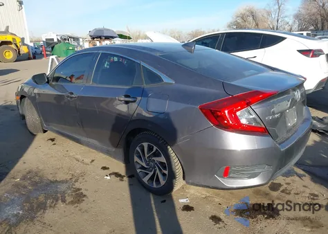 2017 Honda Civic Ex from USA, damaged, VIN 19XFC2F74HE017971